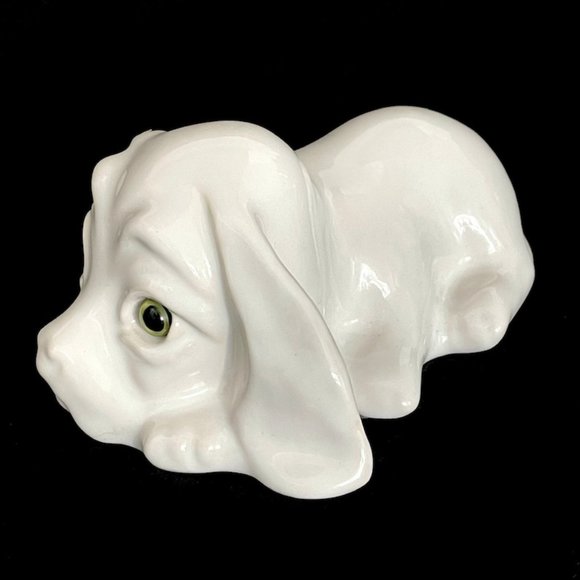 Vintage 1970s Canadiana Pottery Collectables Series #304 Sad Hound Spaniel Dog - Picture 1 of 8